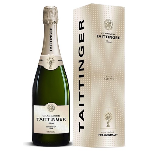 Taittinger Official FIFA World Cup Edition Champagne in Gift Box 75cl - Premium Quality